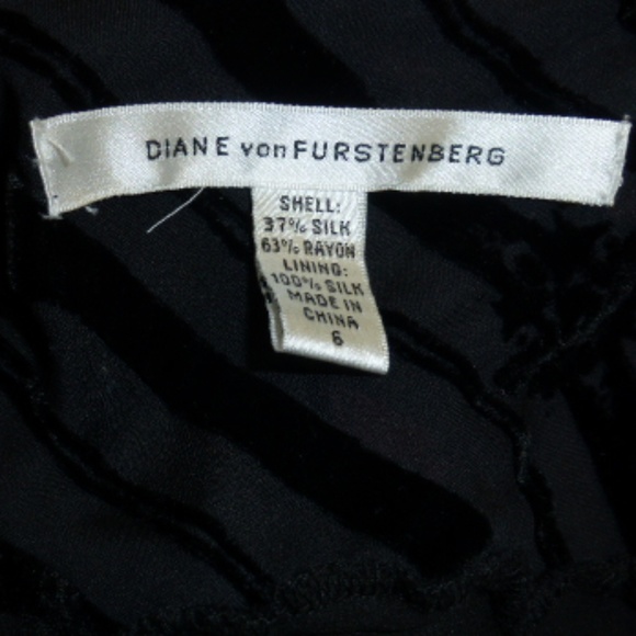 DVF BLACK cut VELVET floral SILK midi party DRESS sleeveless 6 - Picture 6 of 6